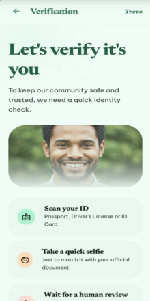 Trevo app — pantalla principal de encomiendas en Costa Rica