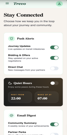 Trevo — historial de encomiendas enviadas y recibidas en Costa Rica