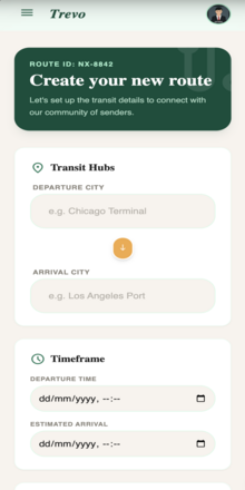 Trevo — buscar traveler disponible para tu encomienda